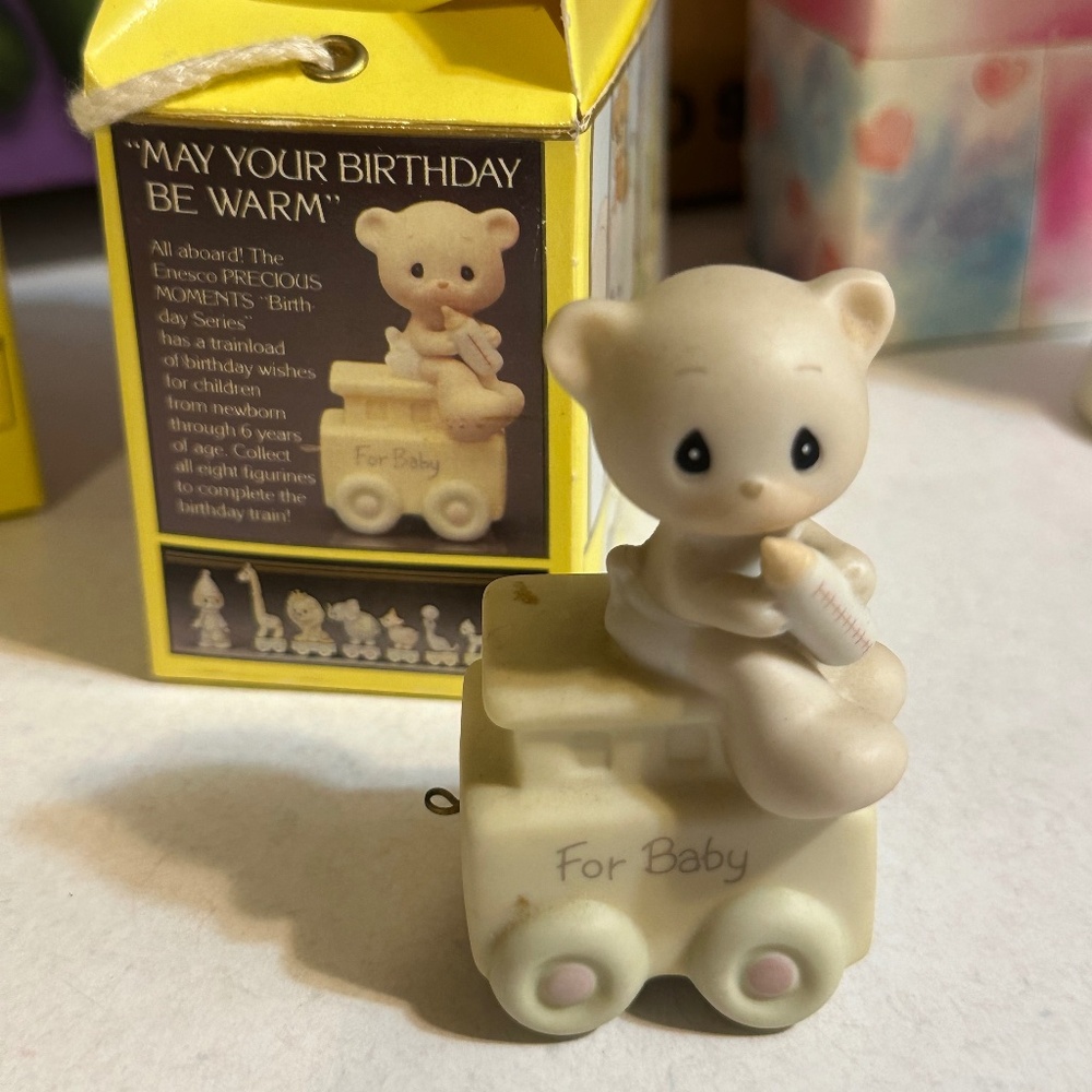 Precious moments birthday train caboose, for baby